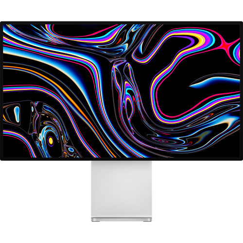 Apple Pro Display XDR 32-inch 6K Retina monitor front view showing the thin bezels and IPS panel