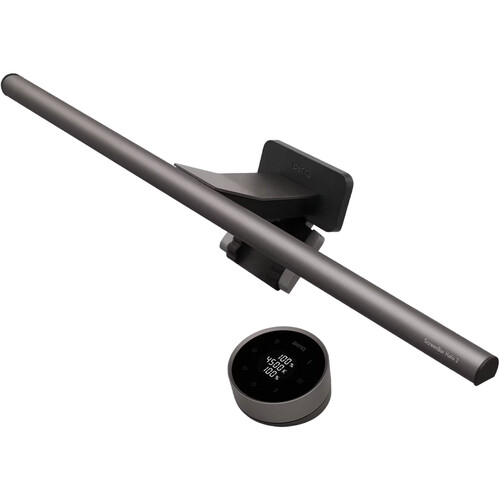 BenQ ScreenBar Halo 2 monitor light bar mounted on a display