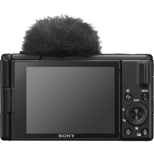 Sony ZV-1 II showing the side flip-out LCD screen