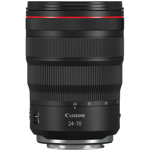 Canon RF 24-70mm f/2.8 L IS USM side angle