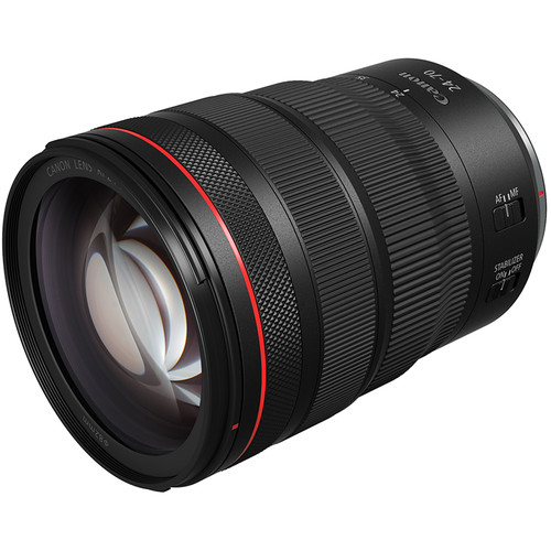 Canon RF 24-70mm f/2.8 L IS USM top controls