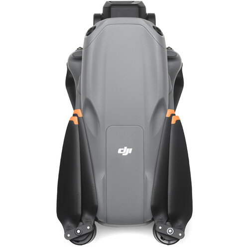 DJI Air 3S rear view showing battery compartment and sensors