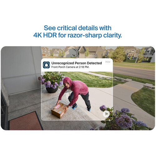 Security camera mounted at studio entrance