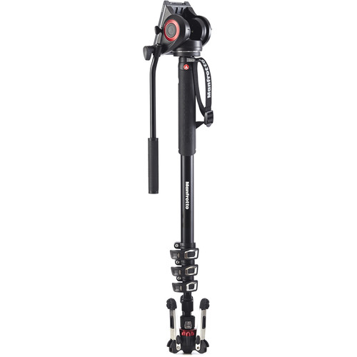 Manfrotto Xpro monopod fluid base detail