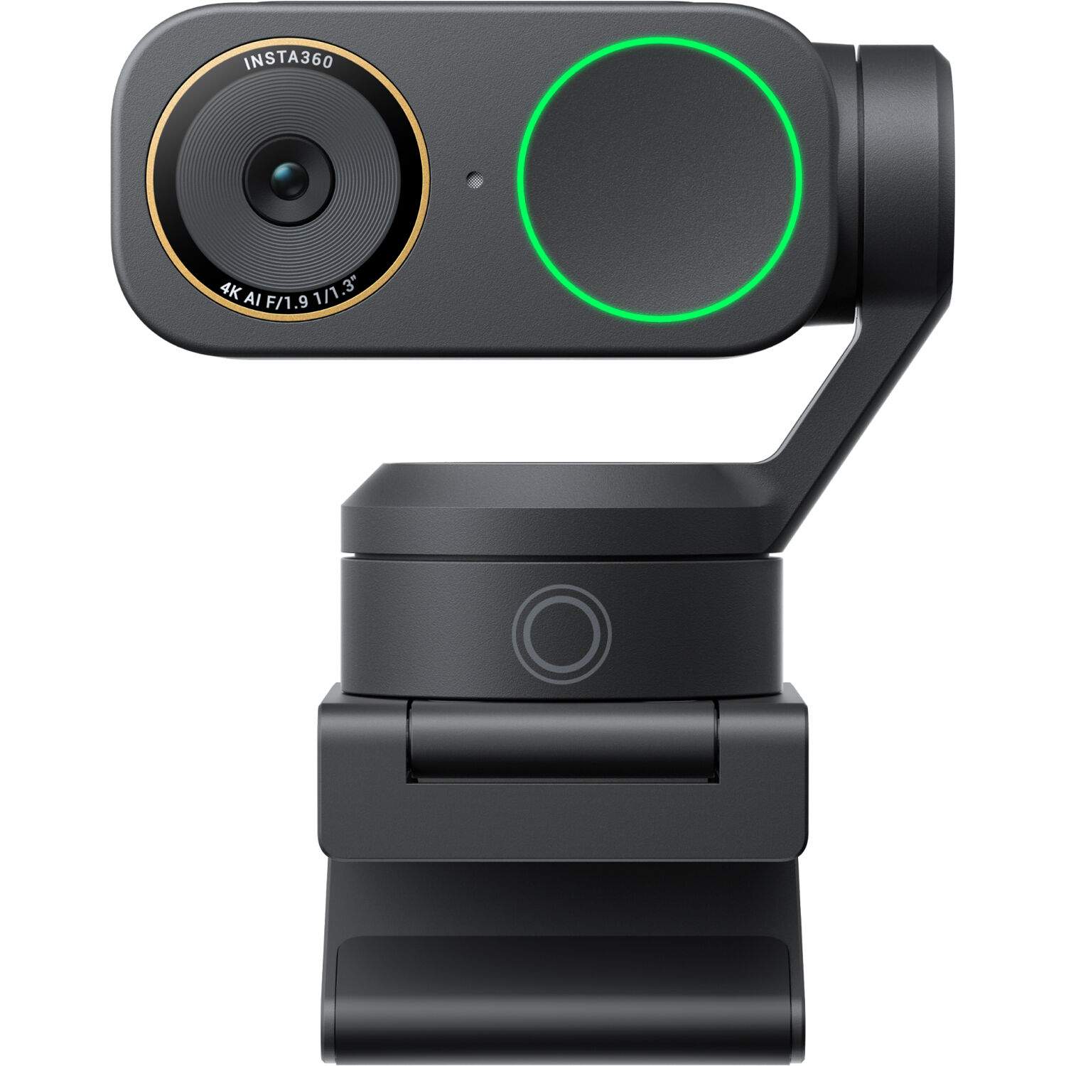Insta360 Link 2 Pro 4K AI PTZ webcam with motorized gimbal mount and 1/1.3 inch sensor