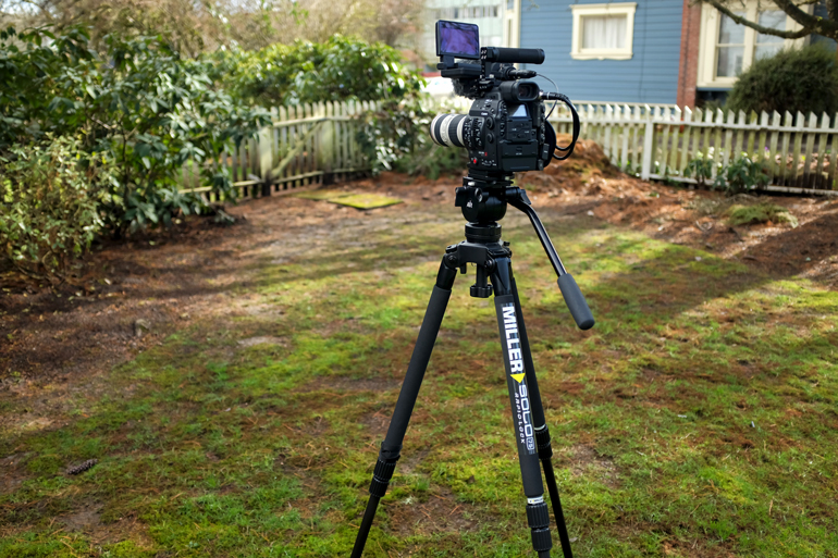 miller air tripod tall position