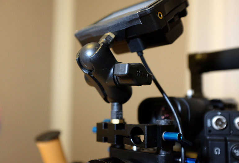 Cinevate Universal Accessory Mount with Ikan Monitor