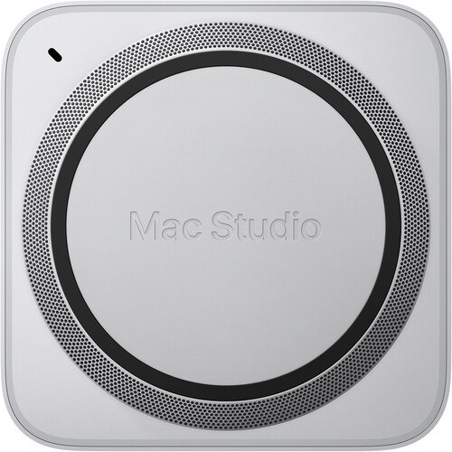 Apple Mac Studio M4 Max side angle view
