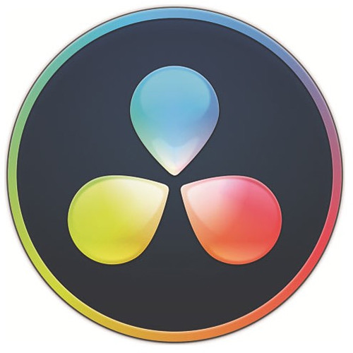 DaVinci Resolve color page with a log drone project open
