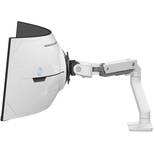 Ergotron HX monitor arm holding a large display