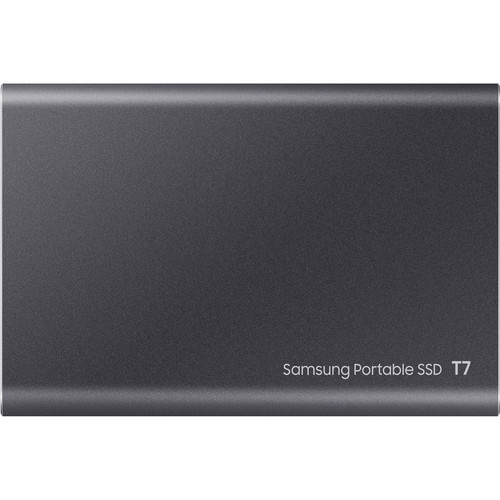 Samsung T7 SSD with USB-C cable connection