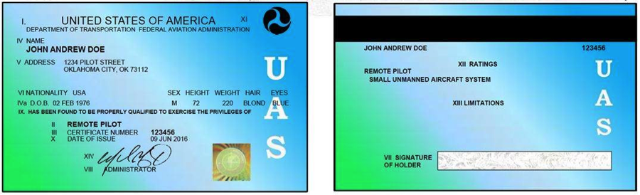 faa remote pilot certificate