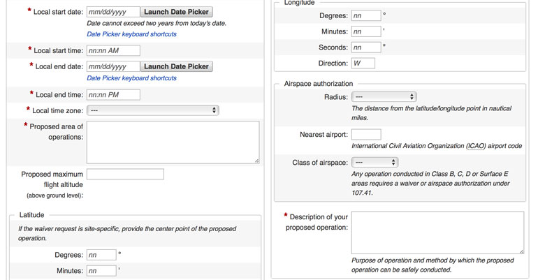 FAA Waiver