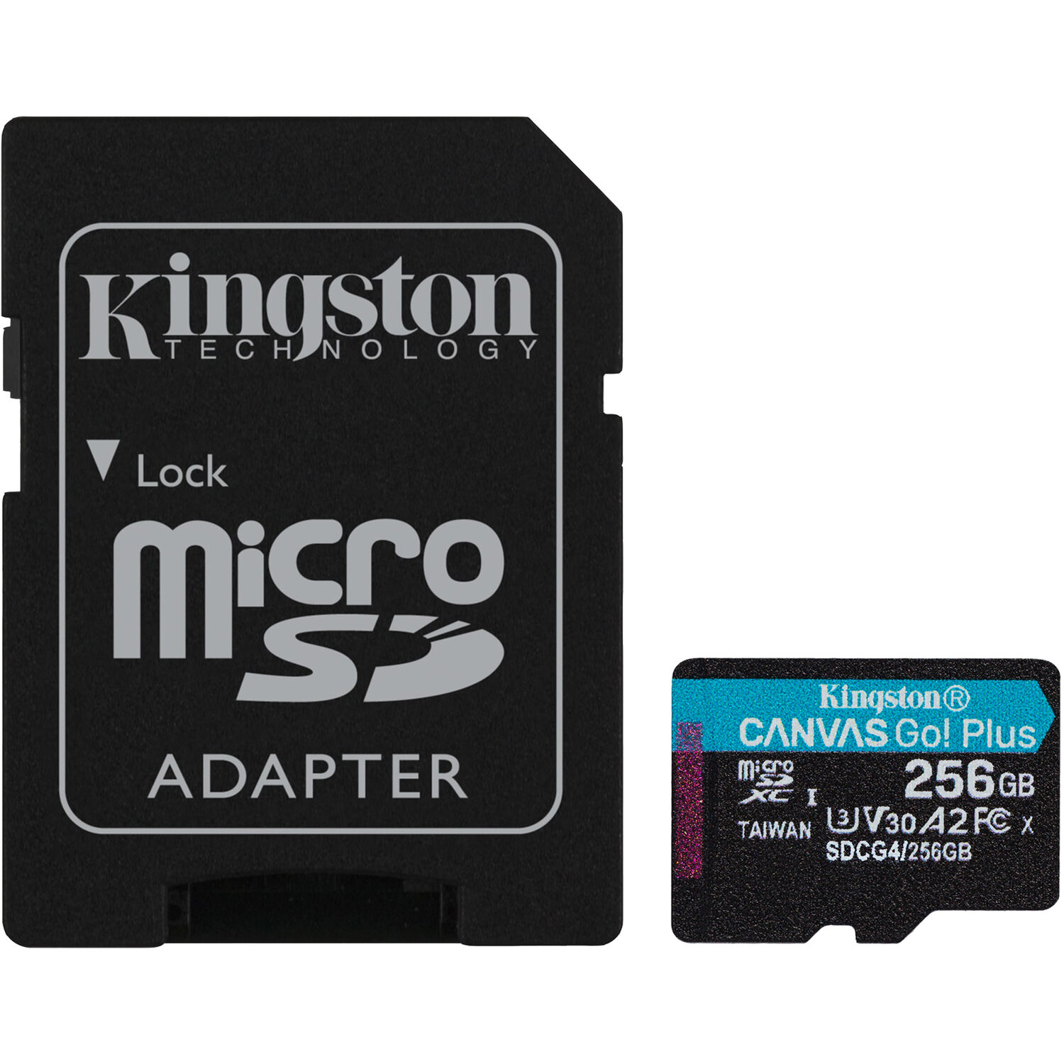 Kingston Canvas Go Plus 256GB V30 A2 microSDXC card