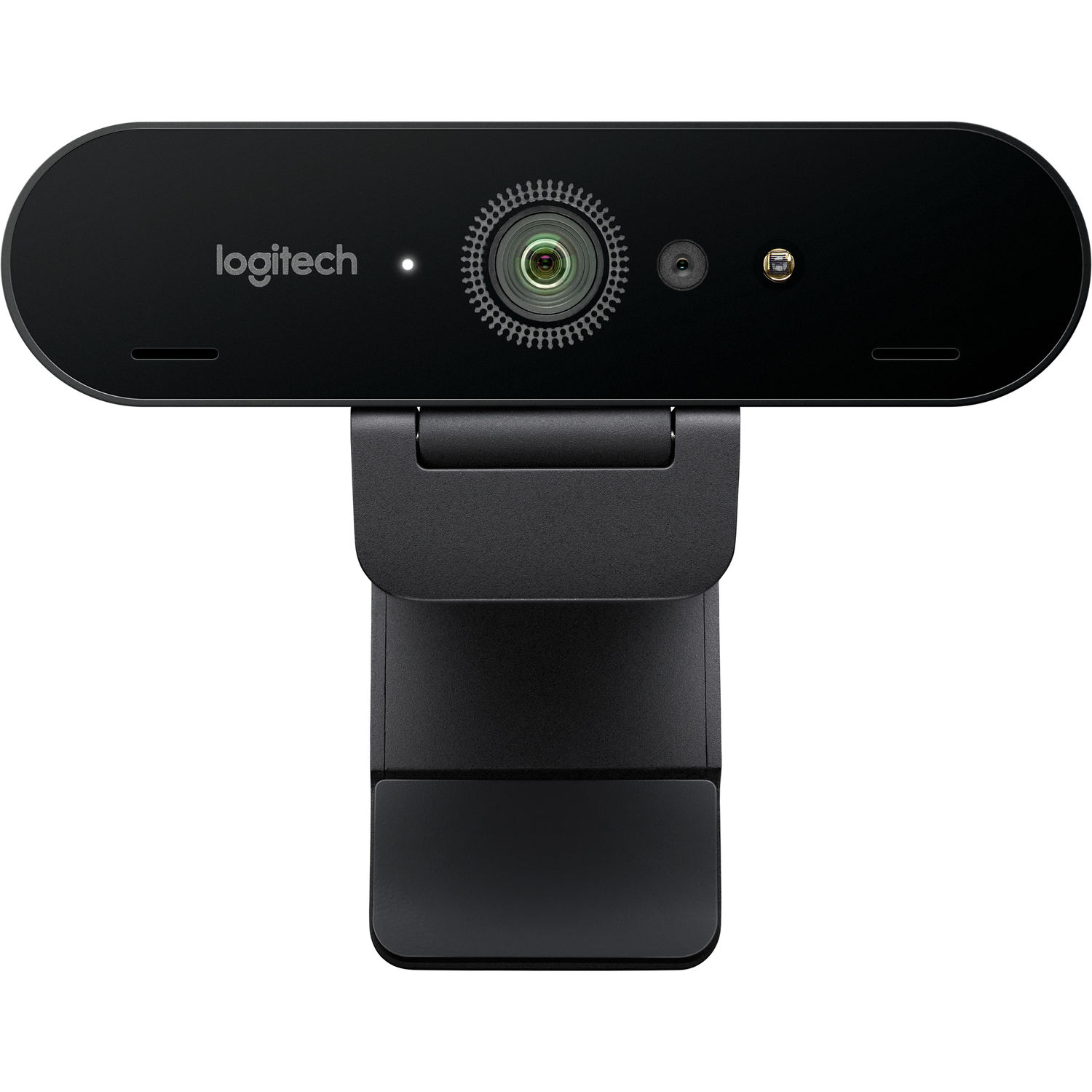 Wide-angle 4K webcam mounted on a monitor, representing an upgrade path for users tired of compromised audio