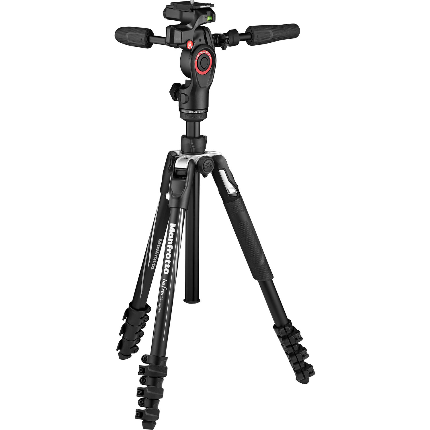 Manfrotto Befree 3-Way Live Advanced travel tripod with fluid head