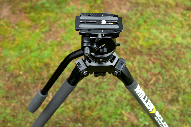 miller air carbon fiber tripod system