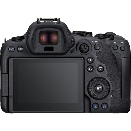 Canon EOS R6 Mark II top controls and mode dial