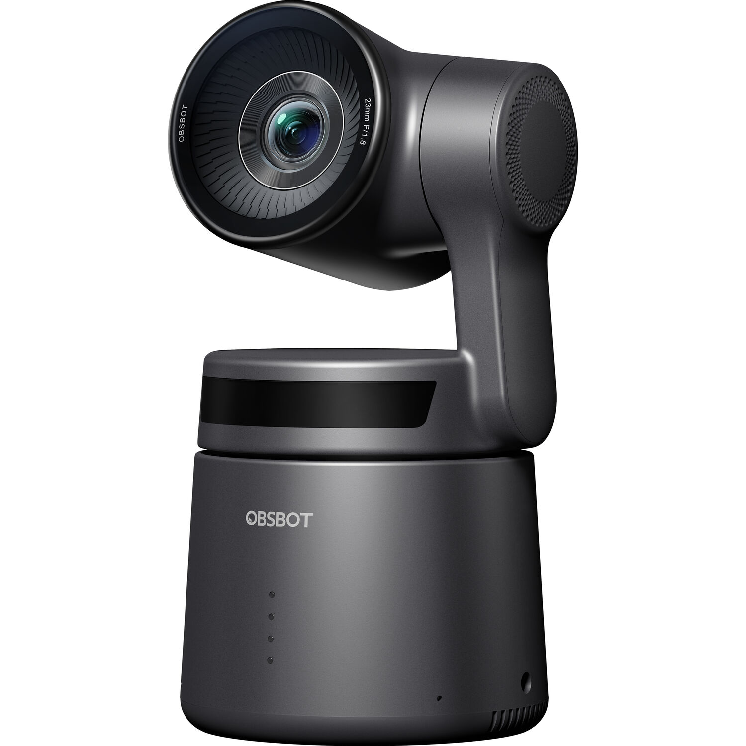 OBSBOT PTZ streaming camera on its base
