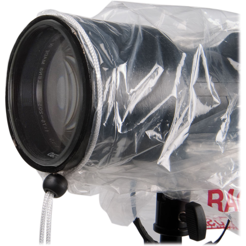 Op/Tech USA rain sleeve on a camera lens