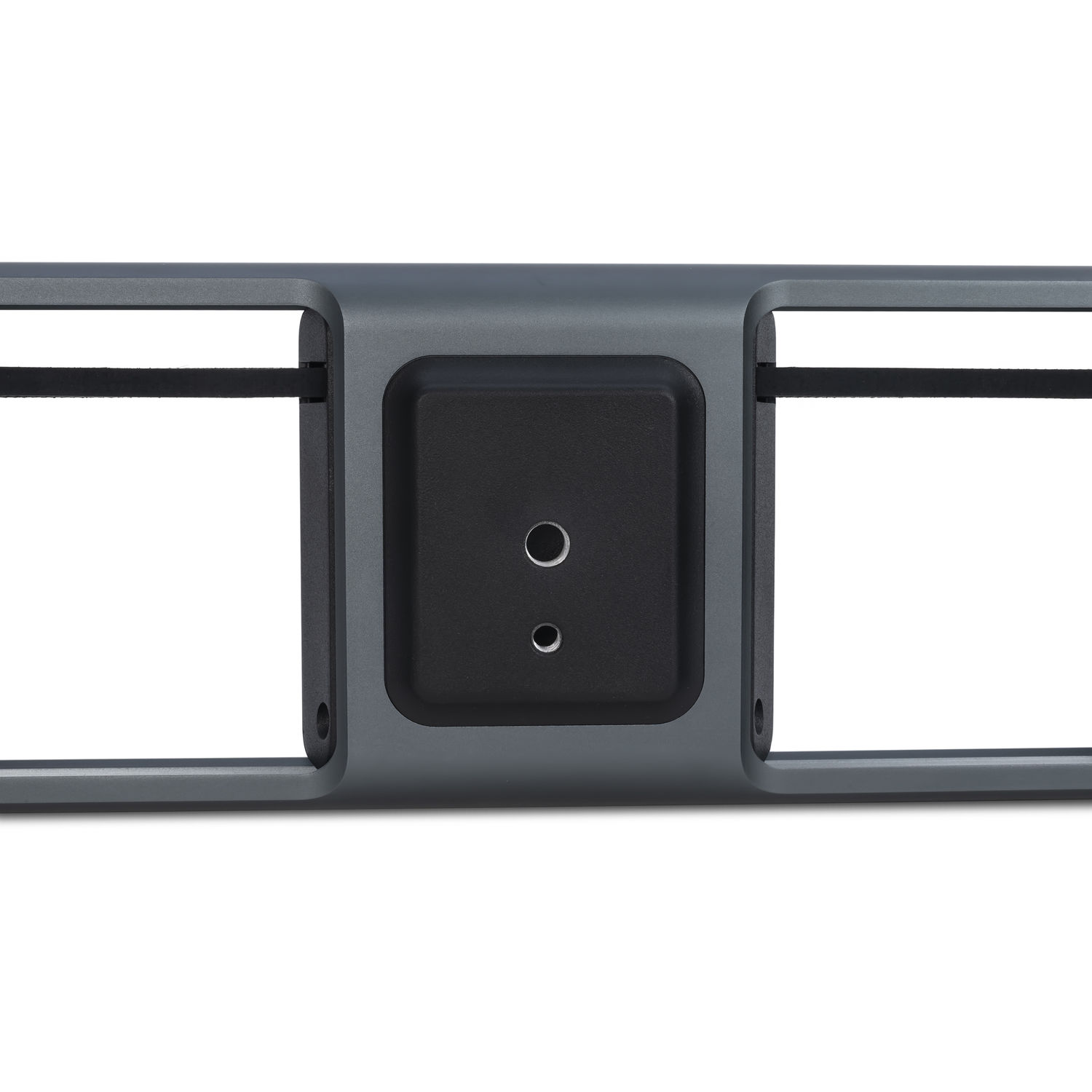 Underside of the Rhino ROV Pro Traveler 16 showing the tripod mounting plate and drive belt