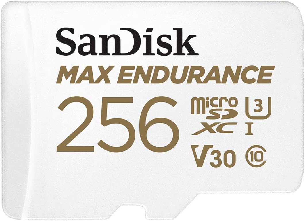 SanDisk MAX Endurance 256GB microSD card for dash cams