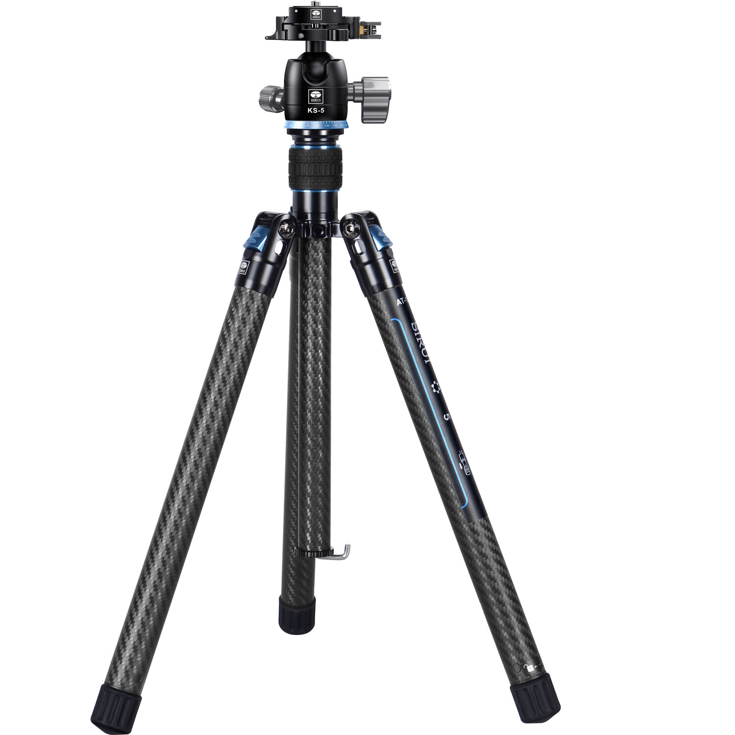 Sirui AT-125 carbon fiber traveler tripod with KS-5 ball head