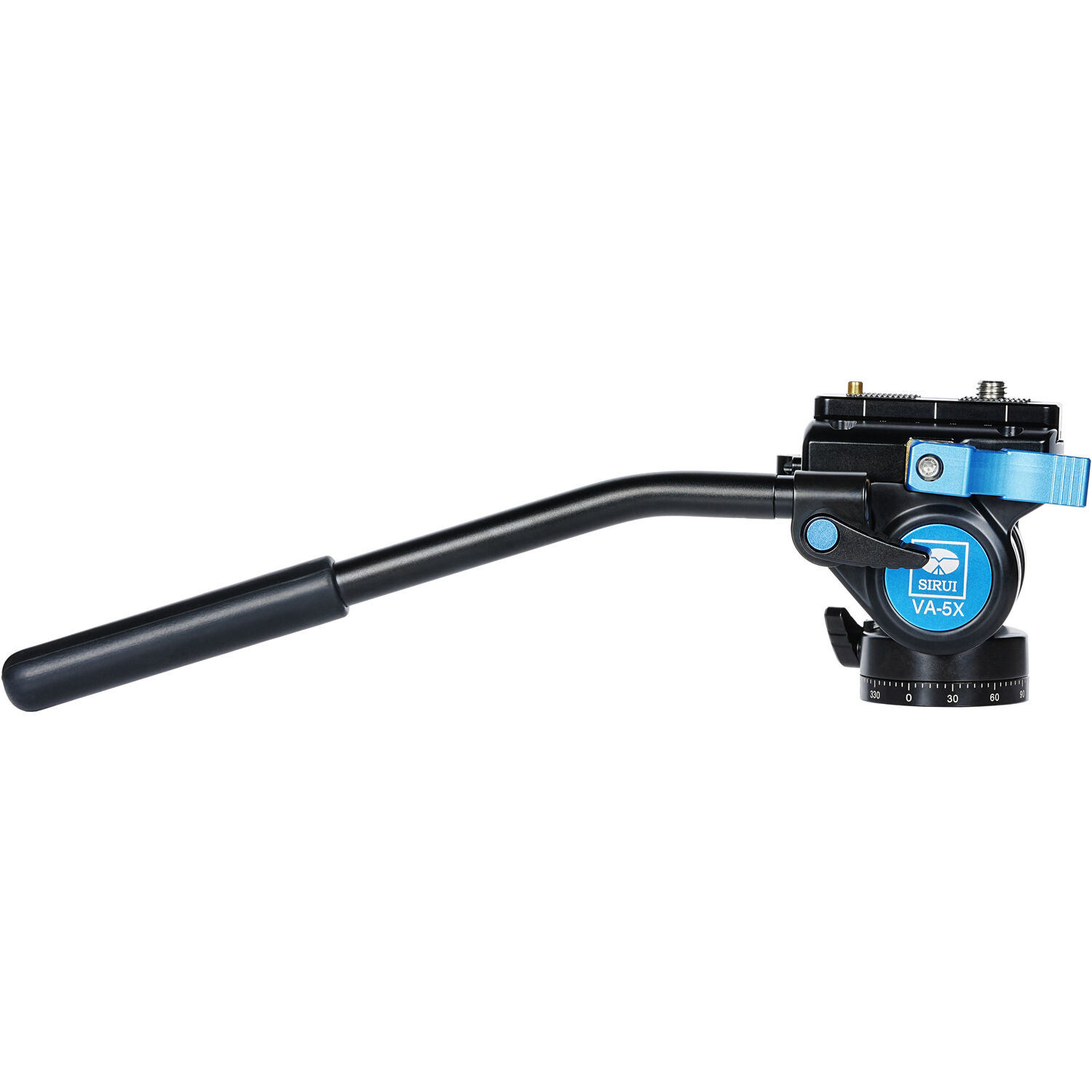Sirui VA-5X compact fluid video head with side-loading Arca-type plate