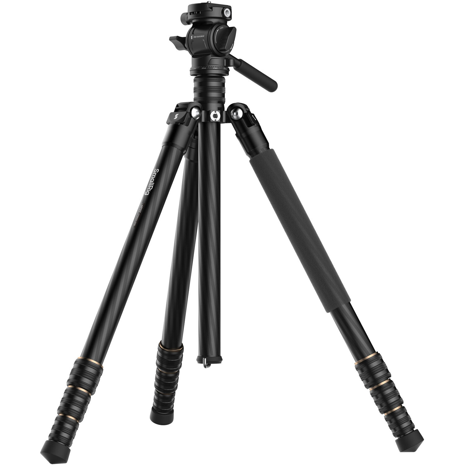 SmallRig CT150 travel video tripod kit with fluid head