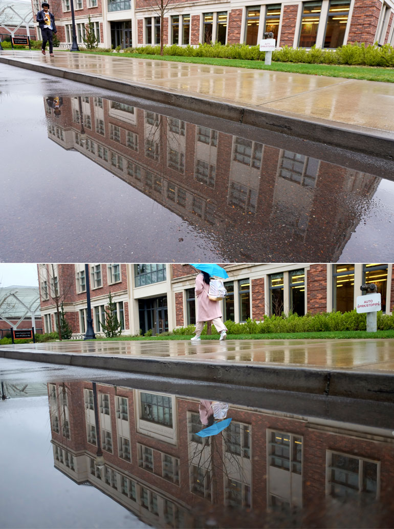 sony-a6400-vs-fuji-x100s-rain-puddle