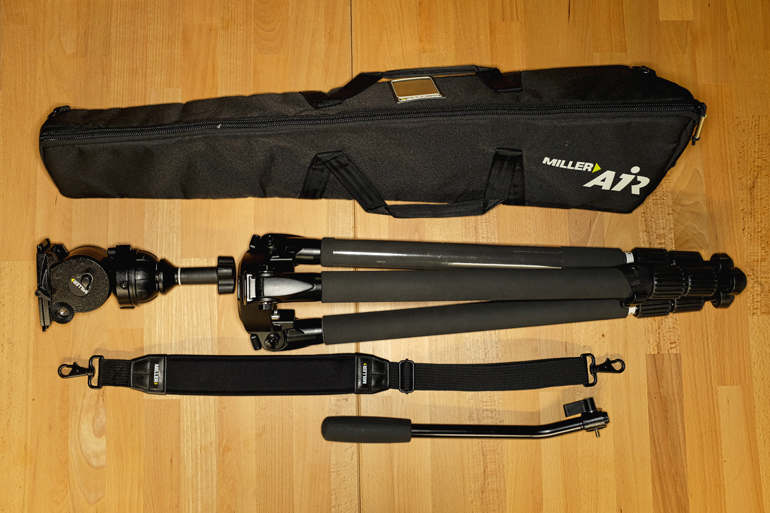 miller air carbon fiber tripod system