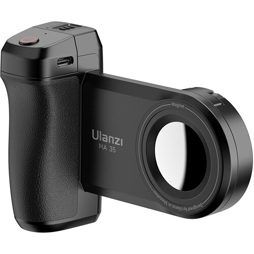 Ulanzi MA35 MagSafe camera grip with detachable Bluetooth shutter button