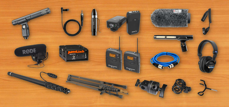 filmmaking equipment microphones